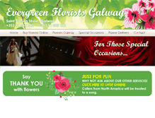 Tablet Screenshot of galwayflorists.com